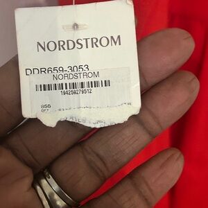 Nordstrom Bold Red Dress the population dress